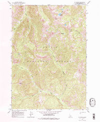 Mt Jordan Idaho Historical topographic map, 1:24000 scale, 7.5 X 7.5 Minute, Year 1964