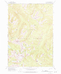 Mt Mc Guire Idaho Historical topographic map, 1:24000 scale, 7.5 X 7.5 Minute, Year 1962