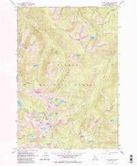 Mt Mc Guire Idaho Historical topographic map, 1:24000 scale, 7.5 X 7.5 Minute, Year 1962