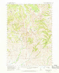 Muldoon Canyon Idaho Historical topographic map, 1:62500 scale, 15 X 15 Minute, Year 1960
