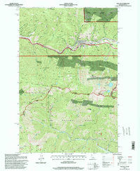 Mullan Idaho Historical topographic map, 1:24000 scale, 7.5 X 7.5 Minute, Year 1995