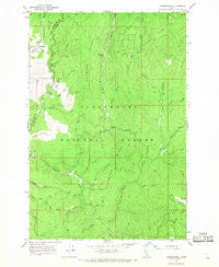 Musselshell Idaho Historical topographic map, 1:24000 scale, 7.5 X 7.5 Minute, Year 1966