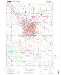 Nampa Idaho Historical topographic map, 1:24000 scale, 7.5 X 7.5 Minute, Year 1958