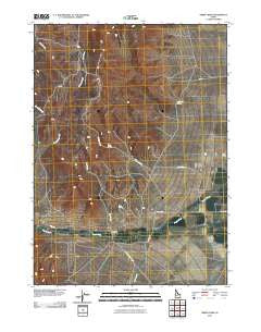 Nibbs Creek Idaho Historical topographic map, 1:24000 scale, 7.5 X 7.5 Minute, Year 2010