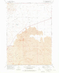 Nichols Reservoir Idaho Historical topographic map, 1:24000 scale, 7.5 X 7.5 Minute, Year 1972