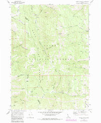 North Canyon Idaho Historical topographic map, 1:24000 scale, 7.5 X 7.5 Minute, Year 1969
