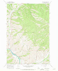 North Fork Idaho Historical topographic map, 1:24000 scale, 7.5 X 7.5 Minute, Year 1966