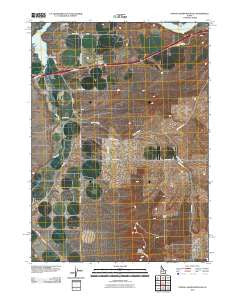 North Chapin Mountain Idaho Historical topographic map, 1:24000 scale, 7.5 X 7.5 Minute, Year 2010