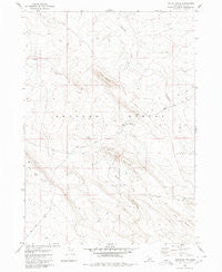 Notch Butte Idaho Historical topographic map, 1:24000 scale, 7.5 X 7.5 Minute, Year 1980