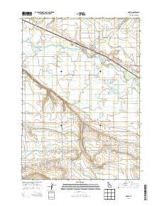Notus Idaho Current topographic map, 1:24000 scale, 7.5 X 7.5 Minute, Year 2013