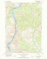 Olds Ferry NW Idaho Historical topographic map, 1:24000 scale, 7.5 X 7.5 Minute, Year 1952