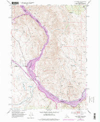 Olds Ferry Idaho Historical topographic map, 1:24000 scale, 7.5 X 7.5 Minute, Year 1952