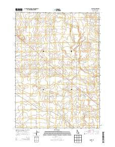 Olsen Idaho Current topographic map, 1:24000 scale, 7.5 X 7.5 Minute, Year 2013