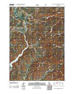 Oneida Narrows Reservoir Idaho Historical topographic map, 1:24000 scale, 7.5 X 7.5 Minute, Year 2011