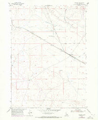 Orchard Idaho Historical topographic map, 1:24000 scale, 7.5 X 7.5 Minute, Year 1955