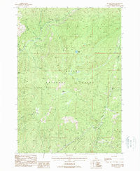 Oro Mountain Idaho Historical topographic map, 1:24000 scale, 7.5 X 7.5 Minute, Year 1988