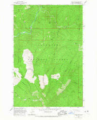 Osier Ridge Idaho Historical topographic map, 1:24000 scale, 7.5 X 7.5 Minute, Year 1965