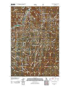 Osier Ridge Idaho Historical topographic map, 1:24000 scale, 7.5 X 7.5 Minute, Year 2011