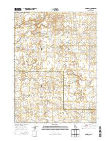 Owinza Butte Idaho Current topographic map, 1:24000 scale, 7.5 X 7.5 Minute, Year 2013