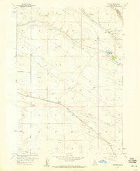 Owyhee Idaho Historical topographic map, 1:24000 scale, 7.5 X 7.5 Minute, Year 1957