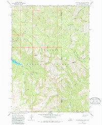 Palisades Peak Idaho Historical topographic map, 1:24000 scale, 7.5 X 7.5 Minute, Year 1966