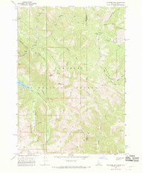 Palisades Peak Idaho Historical topographic map, 1:24000 scale, 7.5 X 7.5 Minute, Year 1966