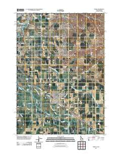 Parma Idaho Historical topographic map, 1:24000 scale, 7.5 X 7.5 Minute, Year 2011