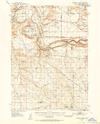 Pasadena Valley Idaho Historical topographic map, 1:62500 scale, 15 X 15 Minute, Year 1949