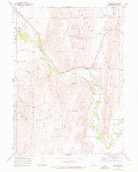 Pegram Idaho Historical topographic map, 1:24000 scale, 7.5 X 7.5 Minute, Year 1970