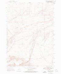Perjue Canyon Idaho Historical topographic map, 1:24000 scale, 7.5 X 7.5 Minute, Year 1947