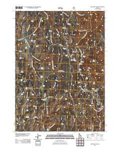 Pike Mountain Idaho Historical topographic map, 1:24000 scale, 7.5 X 7.5 Minute, Year 2011