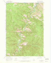 Pilot Peak Idaho Historical topographic map, 1:24000 scale, 7.5 X 7.5 Minute, Year 1969