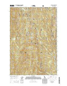 Pilot Knob Idaho Current topographic map, 1:24000 scale, 7.5 X 7.5 Minute, Year 2013