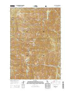 Pilot Peak Idaho Current topographic map, 1:24000 scale, 7.5 X 7.5 Minute, Year 2013