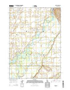 Pingree Idaho Current topographic map, 1:24000 scale, 7.5 X 7.5 Minute, Year 2013