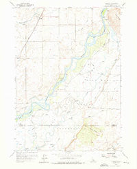 Pingree Idaho Historical topographic map, 1:24000 scale, 7.5 X 7.5 Minute, Year 1955