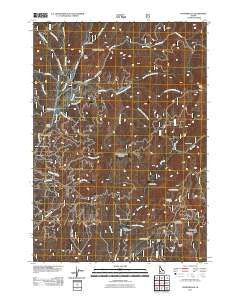 Pioneerville Idaho Historical topographic map, 1:24000 scale, 7.5 X 7.5 Minute, Year 2011