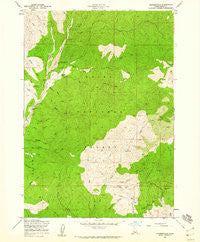 Pioneerville Idaho Historical topographic map, 1:24000 scale, 7.5 X 7.5 Minute, Year 1957