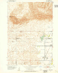 Plano Idaho Historical topographic map, 1:24000 scale, 7.5 X 7.5 Minute, Year 1951