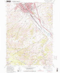 Pocatello South Idaho Historical topographic map, 1:24000 scale, 7.5 X 7.5 Minute, Year 1971