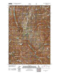 Pony Meadows Idaho Historical topographic map, 1:24000 scale, 7.5 X 7.5 Minute, Year 2011