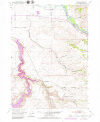 Poplar Idaho Historical topographic map, 1:24000 scale, 7.5 X 7.5 Minute, Year 1951