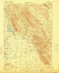 Portneuf Idaho Historical topographic map, 1:62500 scale, 15 X 15 Minute, Year 1917