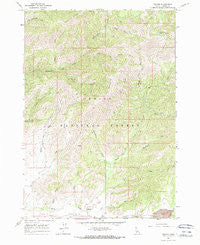 Prairie Idaho Historical topographic map, 1:24000 scale, 7.5 X 7.5 Minute, Year 1964