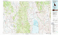Preston Idaho Historical topographic map, 1:100000 scale, 30 X 60 Minute, Year 1983