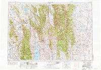 Preston Idaho Historical topographic map, 1:250000 scale, 1 X 2 Degree, Year 1955