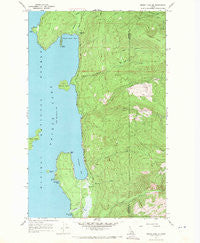 Priest Lake SE Idaho Historical topographic map, 1:24000 scale, 7.5 X 7.5 Minute, Year 1967
