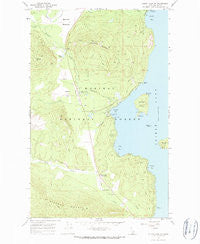 Priest Lake SW Idaho Historical topographic map, 1:24000 scale, 7.5 X 7.5 Minute, Year 1967