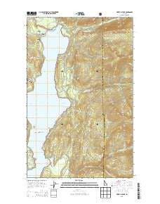 Priest Lake NE Idaho Current topographic map, 1:24000 scale, 7.5 X 7.5 Minute, Year 2013