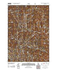 Rabbit Creek Summit Idaho Historical topographic map, 1:24000 scale, 7.5 X 7.5 Minute, Year 2011